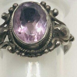 ✨ Vintage Silver Ring with Natural Alexandrite | 1970s USSR